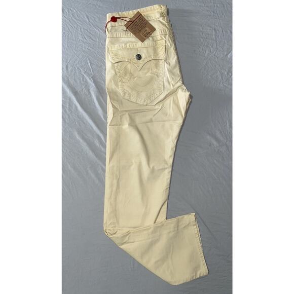 True Religion 'Ricky' Micro Corduroy Flap Pocket Jeans, Pants. Yellow, 33X33.5 - Picture 2 of 8